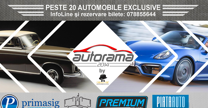Autorama 2014 – expoziţie de maşini de lux la Chişinău, la 28 iunie