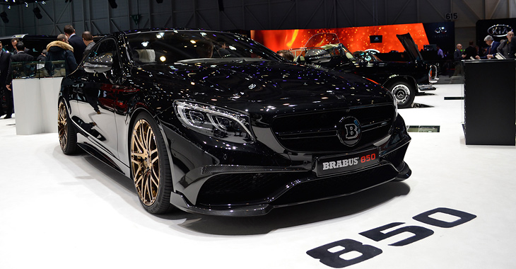 GENEVA 2015 LIVE: BRABUS 850 6.0 Biturbo Coupe - cel mai rapid coupe cu 4 locuri din lume!