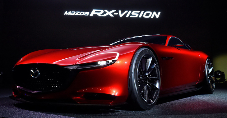 Mazda RX-VISION a fost numit drept cel mai frumos concept al anului 2015!
