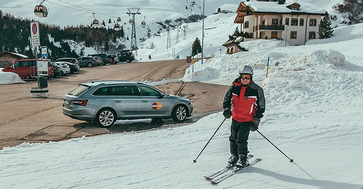 SKODA Superb Combi TDI 4x4 în paradisul celor pasionaţi de schi!
