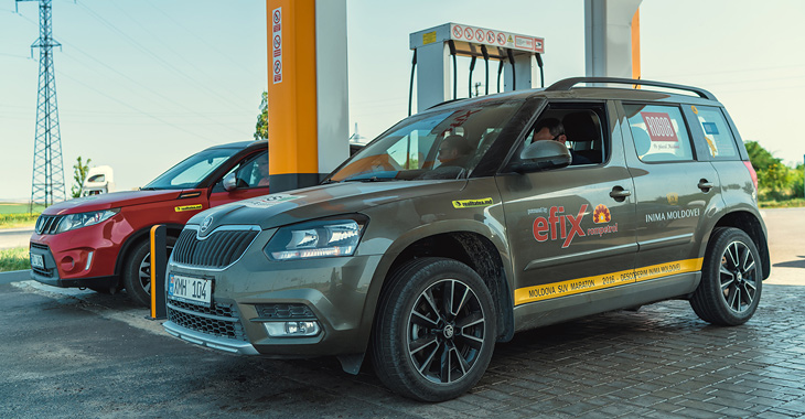 Scurt raport: cât au consumat în primele zile SUV-urile de la Moldova SUV Maraton?