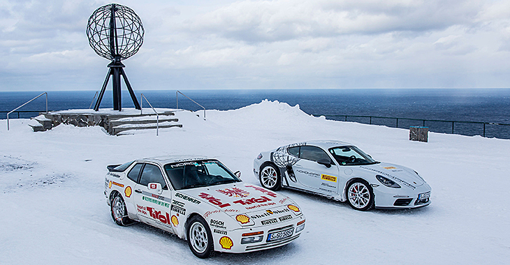 Aventura Arctică cu două modele Porsche!