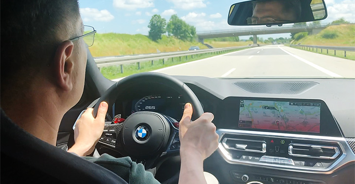 (VIDEO) Prima noastră ieşire cu BMW M3 Competition pe o autostradă germană fără limită de viteză şi 265 km/h atinşi cu uşurinţă