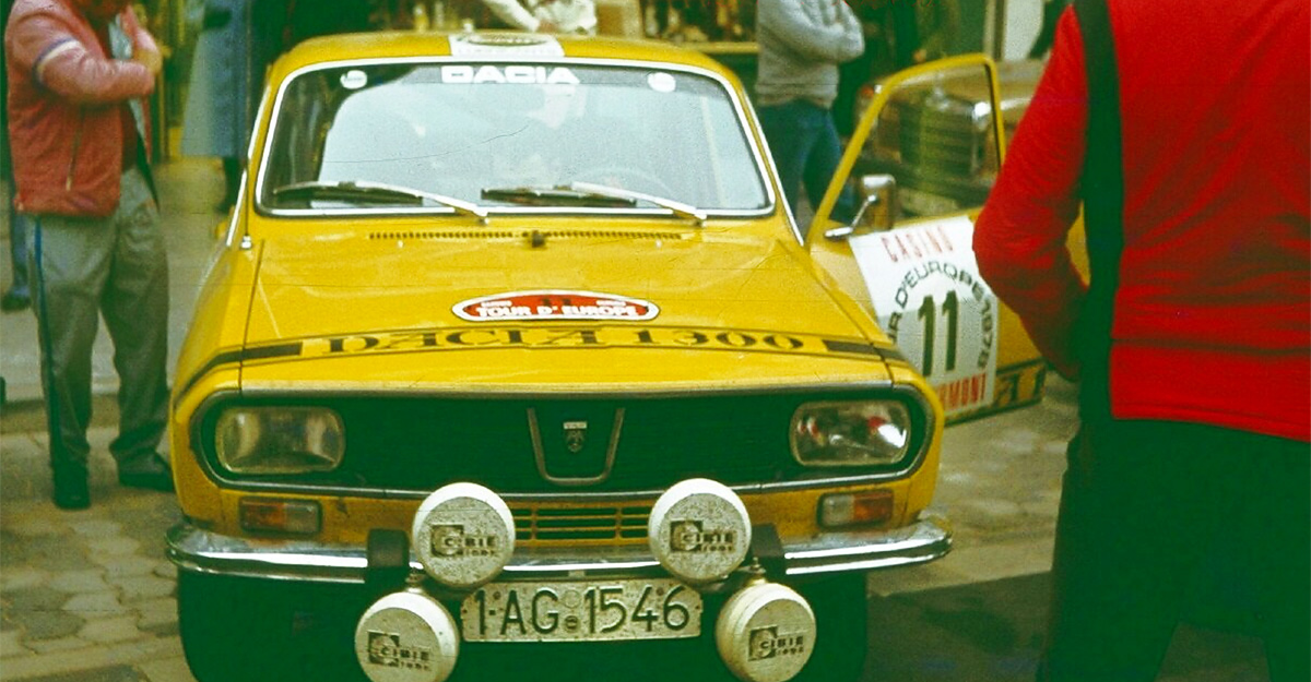 Istoria uitată a raliului Tour de Europe din 1978, în care Dacia 1300 a concurat pentru prima dată într-o mare cursă continentală alături de Alfa Romeo, Toyota, Audi, VW, Opel, Porsche