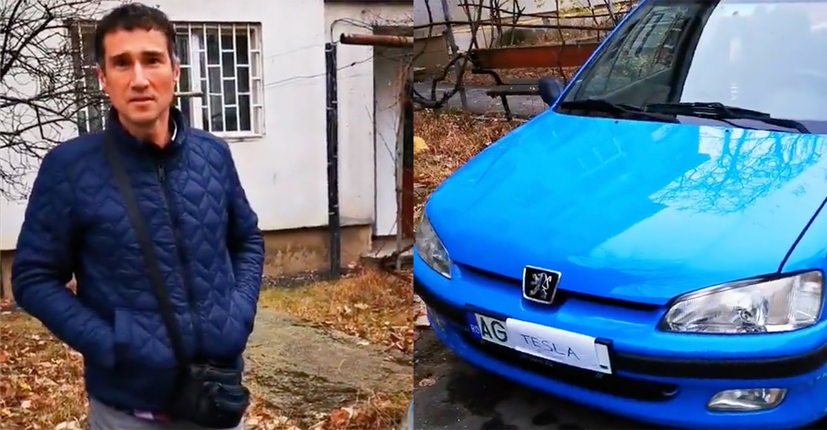(VIDEO) Un român îşi prezintă maşina sa electrică, fabricată în 1999: care e istoria lui Peugeot 106 Electric, de fapt