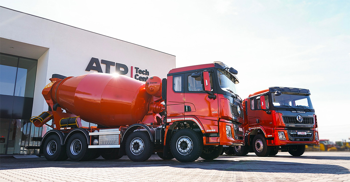 Ingineria singurului camion cu betonieră asamblat în România, ATP Truston