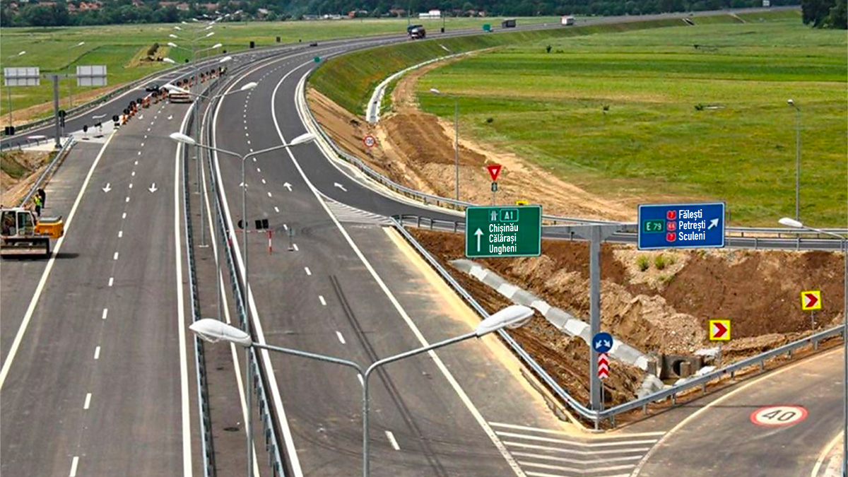 În Moldova a fost anunţat marele Plan de Reconstrucţie a Infrastructurii, care vizează prima autostradă, căi ferate, porturi, apeducte şi poduri pentru următorii ani