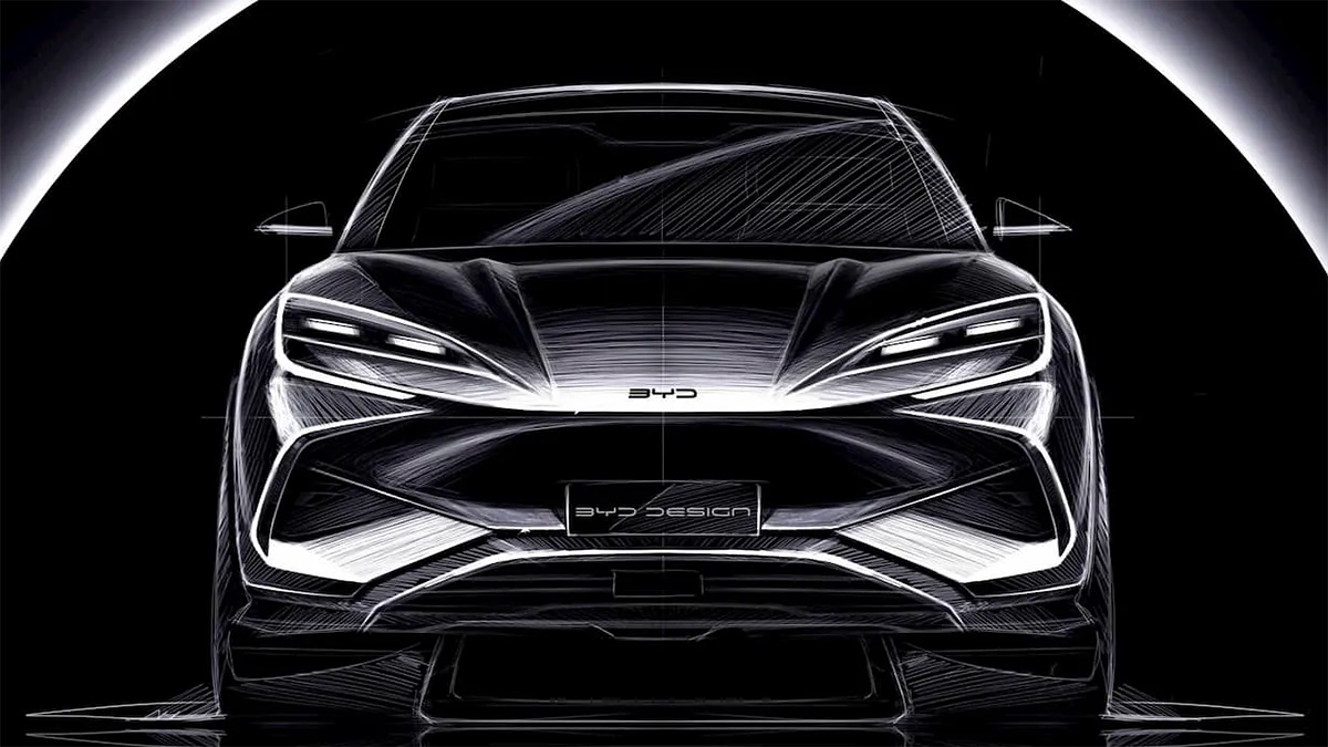 Producătorul chinez BYD a prefaţat un nou SUV electric, menit să concureze cu Tesla Model Y, pe care-l va lansa în câteva zile