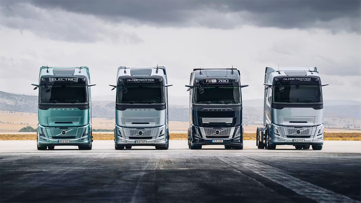(VIDEO) Volvo a lansat noul camion de distanţe lungi FH, care debutează cu cabină aerodinamică şi cel mai puternic motor diesel de până acum
