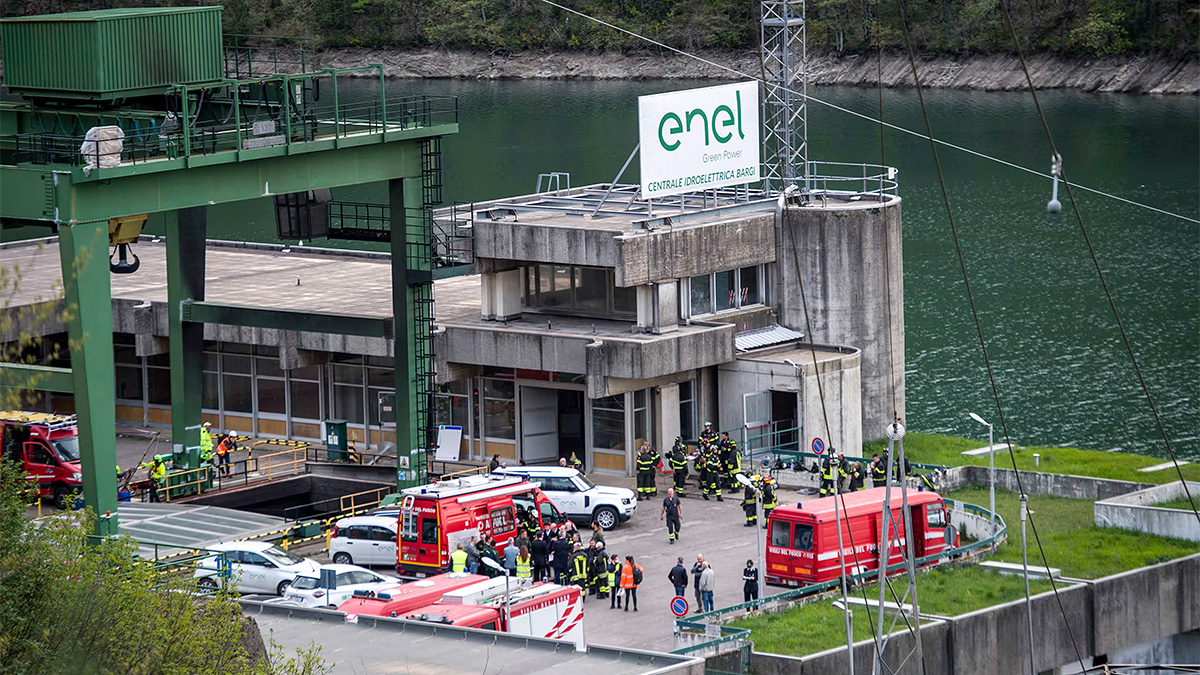 O explozie a avut loc la hidrocentrala Bargi din Italia, provocând prăbuşiri parţiale ale galeriilor subterane şi mai multe victime, inclusiv una din România