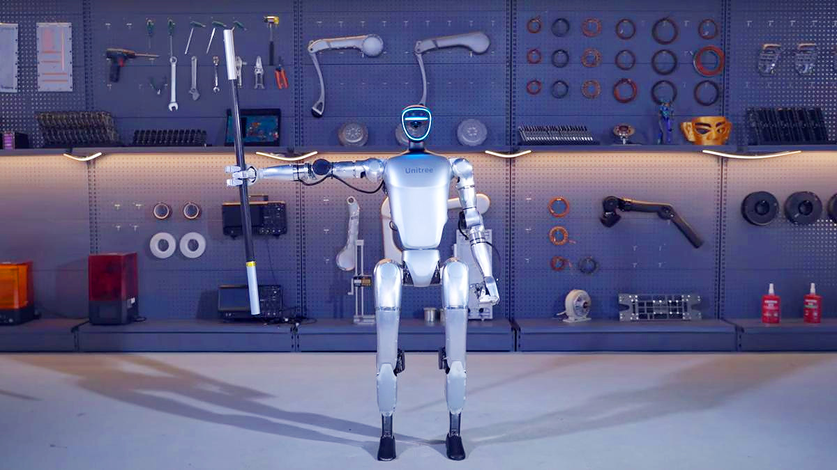 (VIDEO) Compania chinezească Unitree a creat noul robot umanoid G1, care costă doar 16.000 dolari şi poate munci în fabrici