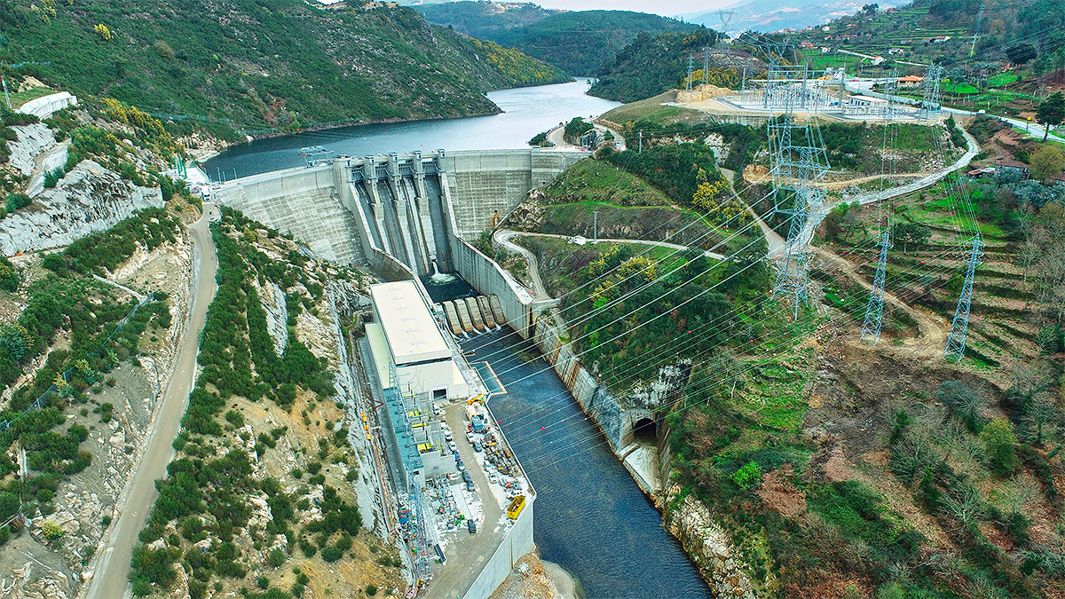 Cea mai mare hidrocentrală construită în Europa în ultimii 25 de ani a ajutat Portugalia să ajungă la 95% regenerabile în aprilie 2024