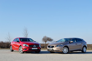 Comparativul hatchback-urilor premium – Mercedes-Benz A-Class vs Volvo V40