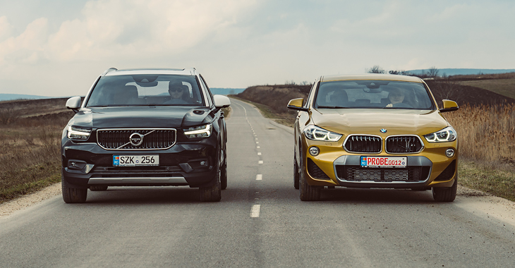 TEST DRIVE: BMW X2 vs Volvo XC40, duelul SUV-urilor compacte stilate urbane