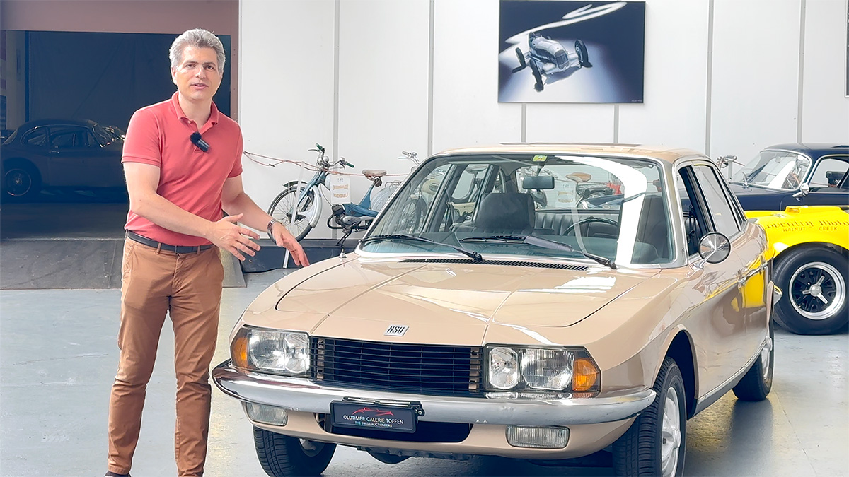 (VIDEO) Am explorat pe viu NSU Ro 80, maşina germană vizionară de dinainte de Audi, care era şi primul model de serie din lume cu motor Wankel cu 2 rotoare