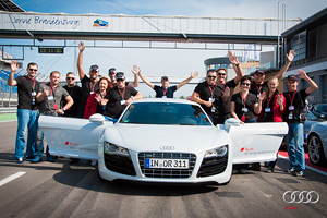Experienţă unică pentru clienţii Audi din Moldova: Sportcar Experience 2012