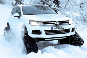 Sania perfectă pentru iarnă: Volkswagen Snowareg