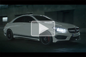 Mercedes-Benz CLA 45 AMG, turat în forţă în Parisul nocturn (VIDEO)