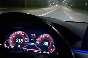 (VIDEO) Cu până la 218 km/h prin Chişinău, pe strada Mihai Viteazul