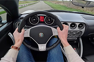 (VIDEO) Ce sunet magnific scoate motorul unei Alfa Romeo 8C Spider modernă