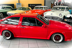 Un VW Scirocco, modificat de un pasionat din Moldova, a ajuns să fie vândut în Germania într-un showroom de maşini clasice
