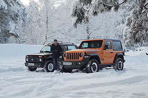 (VIDEO) Cine e mai capabil pe zăpadă, o Lada Niva Bronto sau un Jeep Wrangler Rubicon