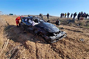Doi tineri care participaseră cu un BMW la o cursă ilegală pe autostrada A4 din România, au decedat peste 3 zile într-un accident în Constanţa
