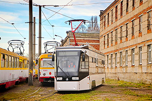 Un tramvai cu componente produse în Moldova a început a fi testat pe străzile oraşului Odessa din Ucraina
