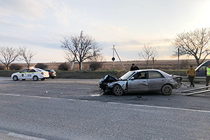 Accident grav produs astă-seară pe traseul Chişinău-Orhei, lângă localitatea Gornoe, între un Mercedes şi o Mazda