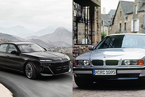 Acestea sunt toate generaţiile precedente ale lui BMW Seria 7, cu o evoluţie curioasă a designului până în prezent