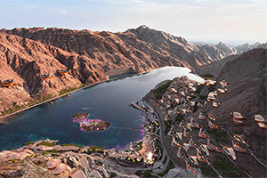 Arabia Saudită construieşte un oraş montan la altitudine, cu un lac şi pârtii de schi, în zonă de deşert