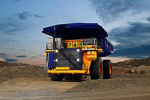 Acesta e nuGen, un camion minier cu o inginerie concepută să funcţioneze cu propulsie electrică, pe bază de hidrogen şi baterii