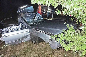Patru tineri într-un BMW au ajuns astă noapte într-un accident deosebit de grav în raionul Făleşti