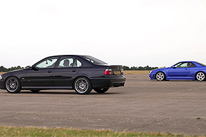 (VIDEO) Duelul legendelor, între un BMW M5 E39 şi un Nissan GT-R Skyline R34