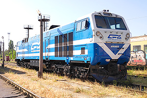 Am comparat consumul de diesel al unei locomotive din Moldova şi consumul unui camion, raportat la greutatea transportată