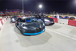 (VIDEO) Un Bugatti Divo în valoare de 10 milioane de dolari, se duelează cu o Tesla Model S Plaid în Dubai