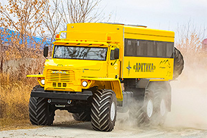 Ural a creat un camion cu rol de autobuz arctic, care poate funcţiona la temperaturi de până la -60 grade Celsius