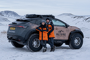 Nissan a creat un Ariya electric, care va pleca într-o expediţie de la Polul Nord la Polul Sud