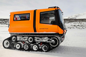 Ingineria cu probleme a singurului vehicul electric cu şenile din Antarctica, conceput să funcţioneze la -50 grade Celsius