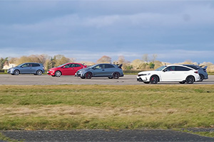 (VIDEO) Cinci generaţii de Honda Civic Type-R se întrec între ele, iar cea actuală nu e cea mai rapidă
