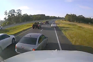 (VIDEO) Un şofer din SUA a provocat un accident rutier în lanţ pe o autostradă din cauza unei broaşte ţestoase, pe care a vrut s-o protejeze