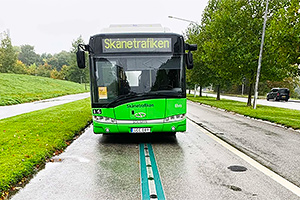 Suedia a decis să construiască o autostradă cu o fâşie de încărcare wireless pentru autobuze şi camioanele electrice