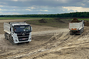 (VIDEO) Încă un constructor de autostrăzi din România va utiliza camioane Truston, asamblate la Baia Mare, în proiectele sale