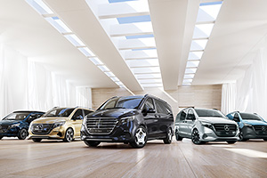 Mercedes aplică grile de S-Class şi E-Class pe întreaga gamă de monovolume, de la V-Class şi EQV la Vito