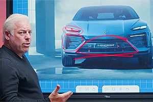 (VIDEO) Designerul primului BMW X5 critică formele primului SUV electric Lamborghini, viitorul Lanzador, dar se lasă convins până la urmă şi spune că-l adoră