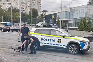 (VIDEO) Poliţiştii din Chişinău a început a folosi drone pentru a prinde şoferii care comit încălcări în trafic