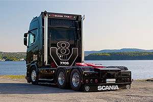 (VIDEO) Scania a creat un camion 770S de vis, produs de fabrică, dar care arată de parcă a ieşit dintr-un atelier de personalizare