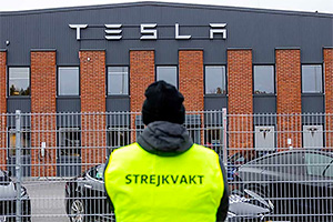Problemele Tesla din Suedia iau amploare, acum greva mecanicilor e susţinută prin boicotarea eliberării plăcuţelor de înmatriculare