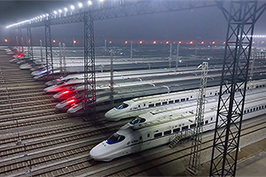 (VIDEO) Cum e făcută mentenanţa tehnică a trenurilor de mare viteză din China