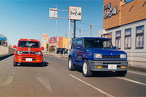 (VIDEO) Acestea sunt două dintre cele mai bizare Suzuki Jimny, făcute să amintească de modele clasice Lancia şi Renault